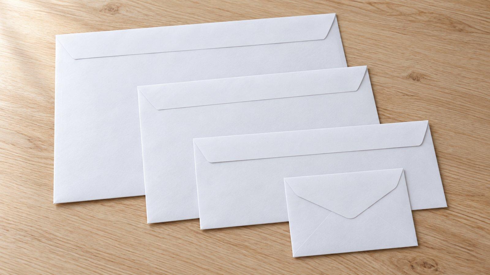 Envelope Sizes UK: C4, C5, C6, DL & A4 Size Chart