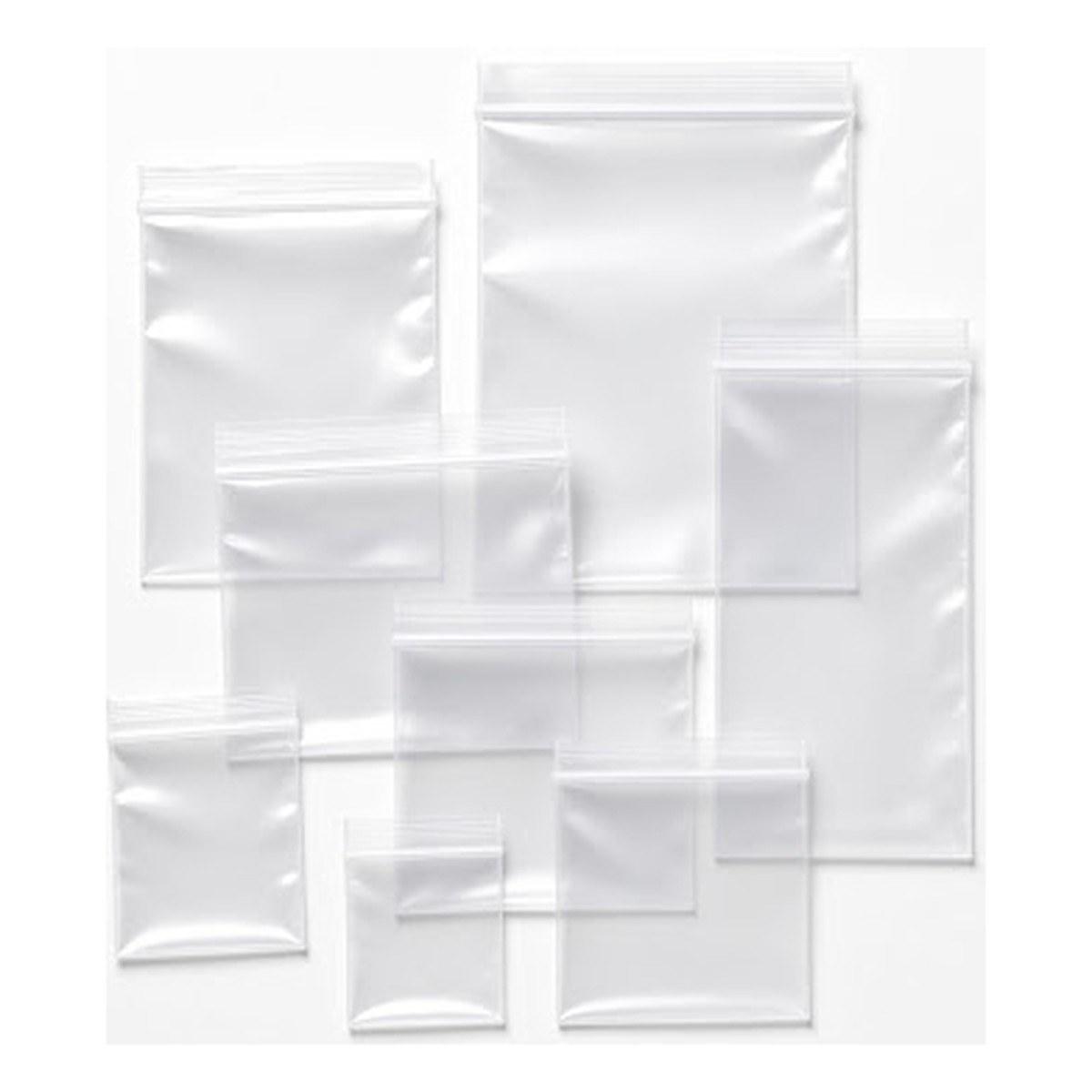 Grip Seal Bags (Ziplock) — High-Clarity 45mu Virgin LDPE Resealable Pouches