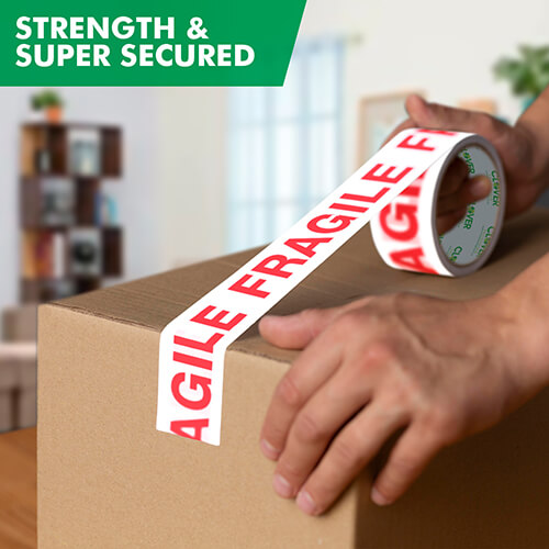 2 - Clover Packaging Ltd Fragile Tape Strength and Super Secured